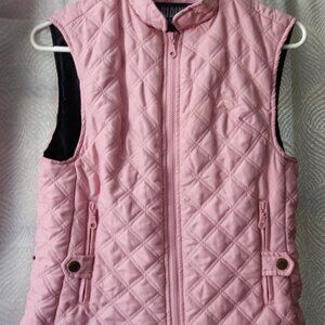 Riding Sport Equestrian Wear Vest PINK Ladies Small - Double Zipper & Pockets